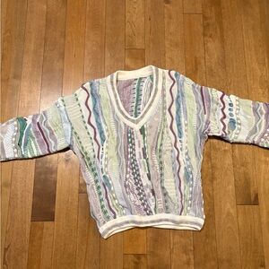 Pastel Coogi style sweater